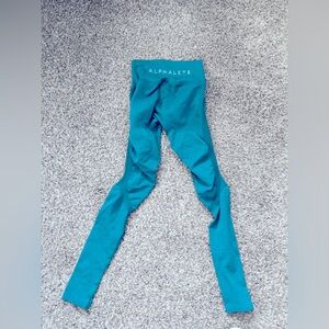 Alphalete turquoise leggings
